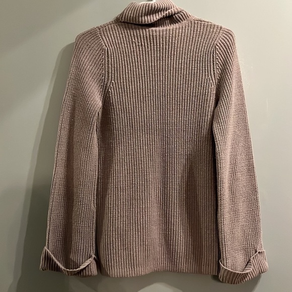 Denver Hayes Knitted sweater size large, gray turtle neck - Picture 5 of 5
